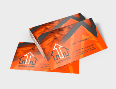 Cartão de Visita Couchê 300g Laminação Holográfica 9x5cm - 4x1 - 250 unid