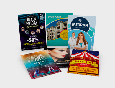 Cartaz/Folha Inteira/Pôster Sulfite 120g Sem Verniz 70x47,7cm - 4x4 - 1 unid